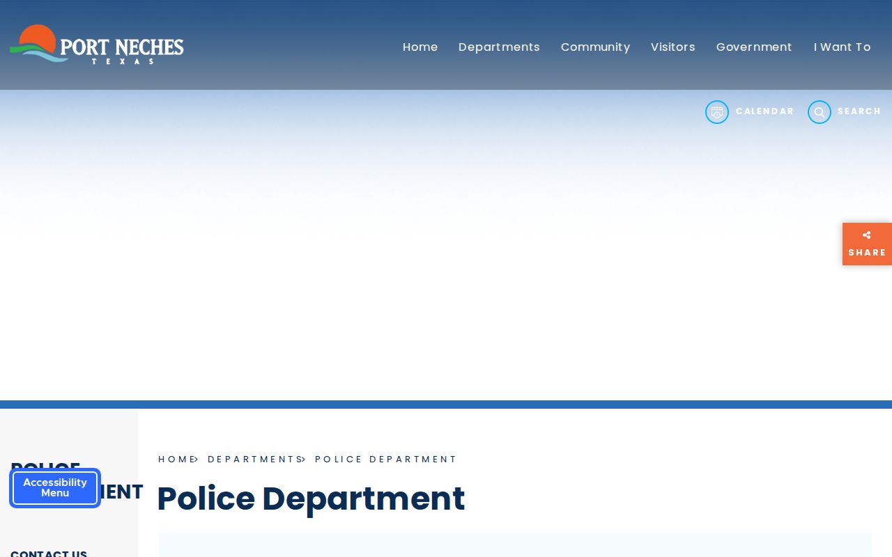 Port Neches warrant records reference, official city website